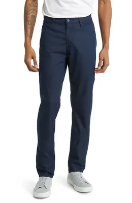 AG AG Tellis Airluxe™ Commuter Performance Sateen Pants in Bay Bridge — Men Winter navy Trousers & Chinos