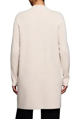 NIC+ZOE NIC+ZOE Juliette Wool & Cashmere Coat in Sandstone — Women Spring ivory Outerwear