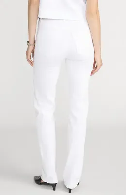 FRAME FRAME Le Sleek High Waist Straight Leg Jeans in White — Women Winter white Pants