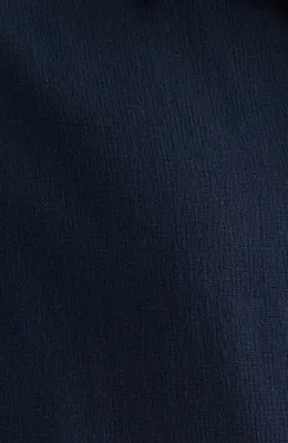 FRAME FRAME Open Weave Short Sleeve Button-Up Shirt in Navy — Men Winter navy Tops