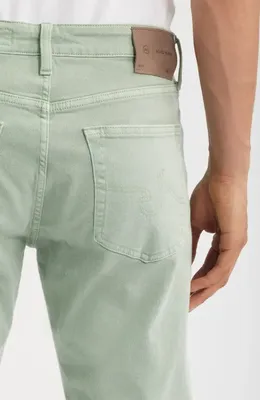 AG AG Everett Slim Straight Leg Jeans in 7 Years Sulfur Faded Moss — Men Summer khaki Jeans & Denim