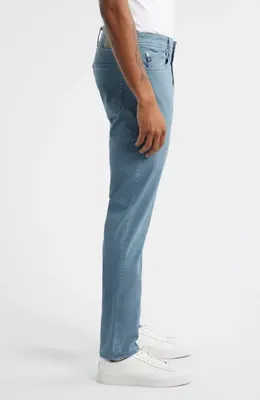 AG AG Tellis Stretch Sateen Modern Slim Pants in Sulfur Shore Break — Men Summer grey Pants