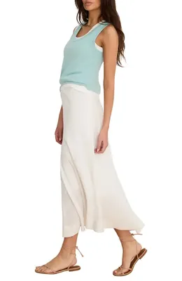 NIC+ZOE NIC+ZOE Perfect Knit Scoop Neck Tank in Aquifer — Women Summer silver Tops